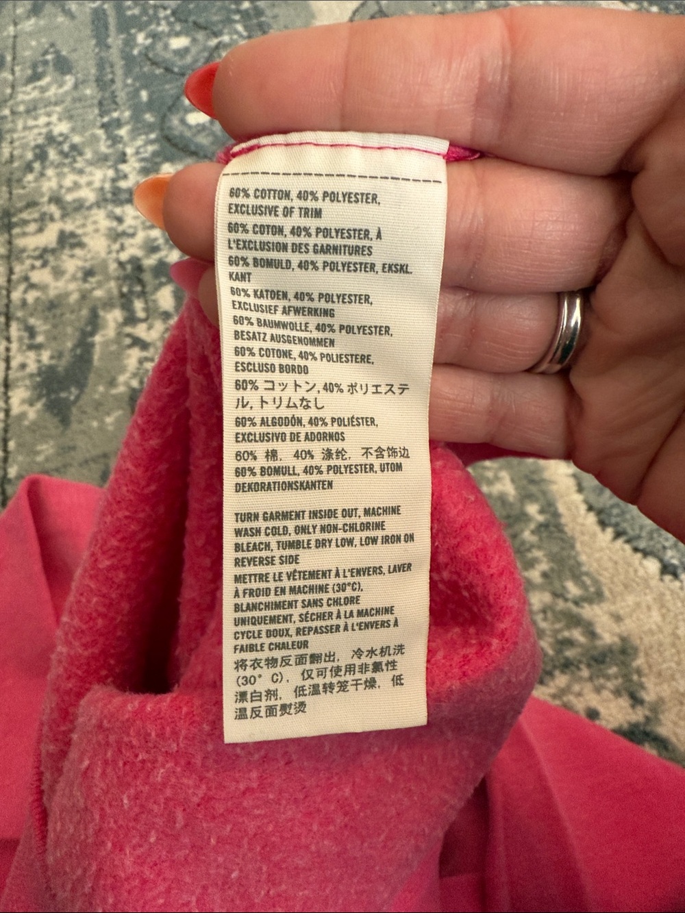 Hollister Hot Pink Sweatshirt - Picture 3 of 3
